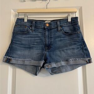J. Crew Dark Blue Jean Shorts